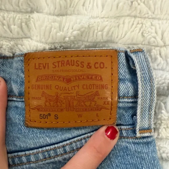 Levi’s 501 Original Straight Leg Jeans size 26 - Picture 6 of 7